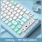 Iceberg 104+35 XDA Profile Keycap Set PBT Dye-subbed for Keyboard English/Japanese/Korean/Russian/French/Spanish/German/Portuguese